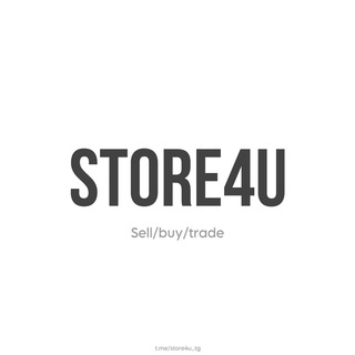 Логотип @store4u_tg - STORE4U