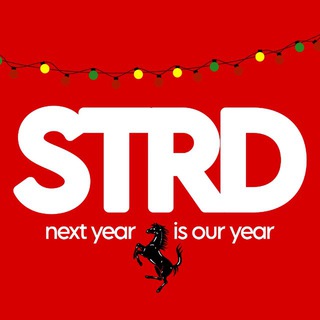 Логотип @straddari - я болею за феррари и страдаю | формула 1