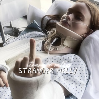 Логотип @stranger_nelly - нутелли нарезки и стикеры по осд