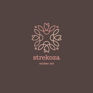 Логотип @strekozaart - Strekoza Art / Плетение