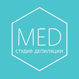 Логотип @studiomedvl - МЁД, сеть студий депиляции