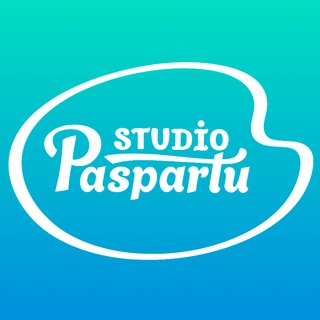 Логотип @studiopaspartu - Studio Paspartu школа живописи для взрослых и детей!