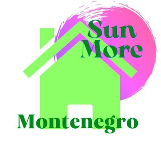 Логотип @sunmoremne - Черногория. Недвижимость. Montenegro. Real Estate. Chat
