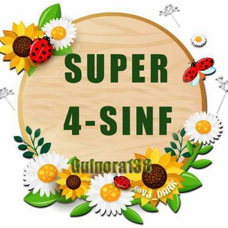 Логотип @super4_sinf138 - SUPER 4-SINF @138@GULNORA🏆🏆
