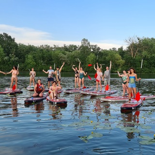 Логотип @supkyivinfo - 🌜Київський SUP☀️