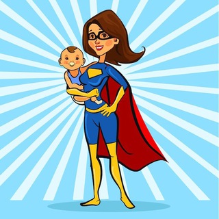 Логотип @suuupermama - Супер Мама!