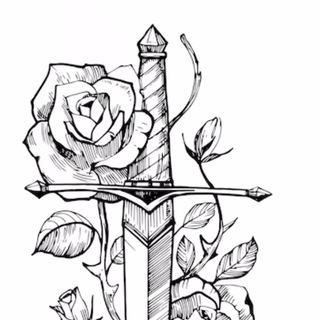Логотип @sword_and_white_rose - Меч и белая роза