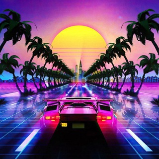 Логотип @synthwavemix - Synthwave music mix❤️‍🩹