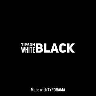 Логотип @t1pson - .T1pson White Black.