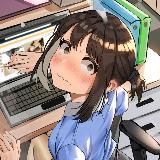 Логотип @t_nudes - Цун-цун очень стесняется, но постит лешд 👉👈