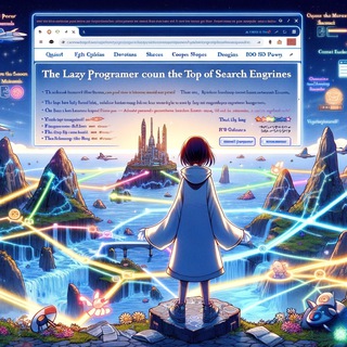 Логотип @taidana_programmer - Ленивый программист поднимается на вершину поисковых систем | 怠惰なプログラマーが検索エンジンのトップに登り詰める