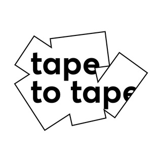 Логотип @tapetotape - tape to tape