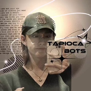 Логотип @tapioca_bots - (закрыто)!¡ 𝗧𝗔𝗣𝗜𝗢𝗖𝗔ᴮᵒᵗˢ :;🧋ˊ ↓