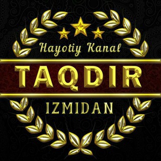 Логотип @taqdir_chorahalari - ⏳TAQDIR IZMIDAN⌛️