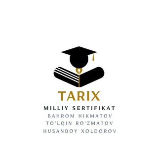 Логотип @tarix_milliy_seritifikat - TARIX - MILLIY SERTIFIKAT va ATTESTATSIYA «QUADRO»