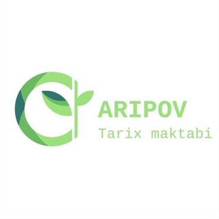 Логотип @tarix_shahrixon - ARIPOV — intensive tarix maktabi muhokama guruhi