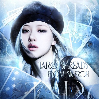 Логотип @tarocmerch - таро расклады fr smerch.