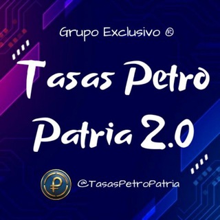 Логотип @tasaspetropatria - Tasas Petro Patria 2.0
