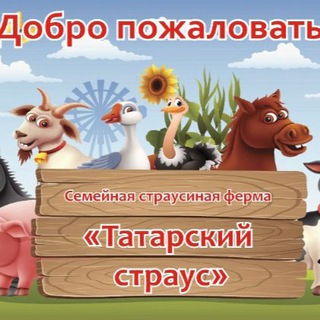 Логотип @tatseltur - Татарский страус