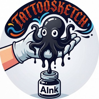 Логотип @tattoosketchai - TATTOO/SKETCH AInk