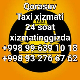 Логотип @taxii1018 - Qorasuv Taxi xizmati