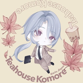 Логотип @teaahousekomore - Teahouse Komore 🐋 Геншин арты, эдиты, парные авы