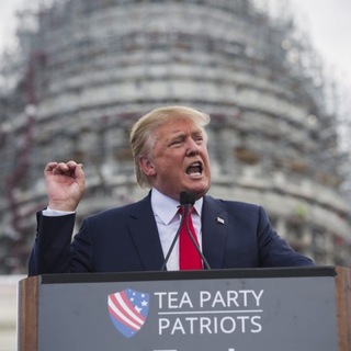 Логотип @teaoftrump - Tea Party For Trump
