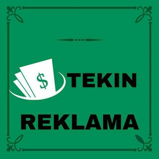 Логотип @tekin_reklama_n1_gruppasi - TEKIN REKLAMA