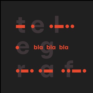 Логотип @telegraf_blabla - Telegraf.Design