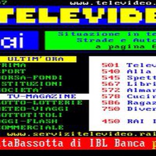 Логотип @televideorai101 - TelevideoRAI101