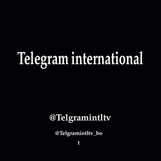Логотип @telgramintltv - Telegram international