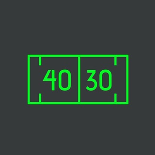 Логотип @tennis_4030 - 40-30.tennis