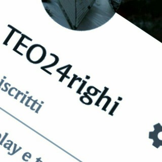 Логотип @teo24righiofficialtelegramgroup - TEO24righi [OFFICIAL Group]