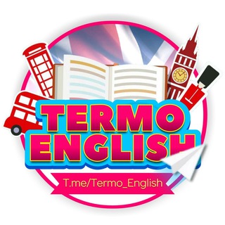 Логотип @termo_english - Termo English | It's easy