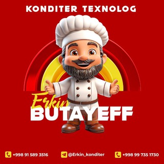 Логотип @texnolog_konditer - Кондитер Технолог 🇺🇿