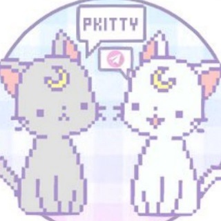 Логотип @tg_pastel_kitty - Пастельная котика