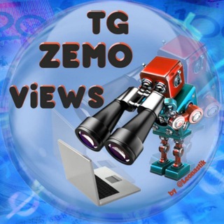 Логотип @tgzemoviews - 🔵TG ZEMO | Просмотры🔵
