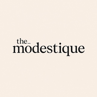Логотип @the_modestique - THE MODESTIQUE 🖤