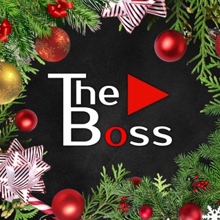 Логотип @theboss_decoration_uz - The Boss – Новогоднее оформление в Ташкенте