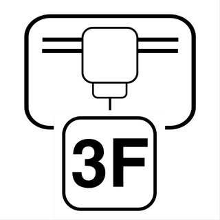 Логотип @thef3d - 3F