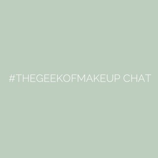 Логотип @thegeekofmakeupchat - #thegeekofmakeup Chat