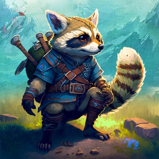 Логотип @theloudplace - Раккун Сити