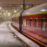 Логотип @theredarrowtrain - Красная стрела