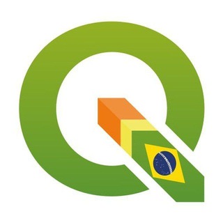 Логотип @thinkfreeqgis - QGIS BRASIL