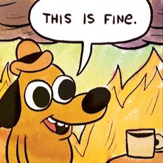 Логотип @thisisfinechannel - This is fine