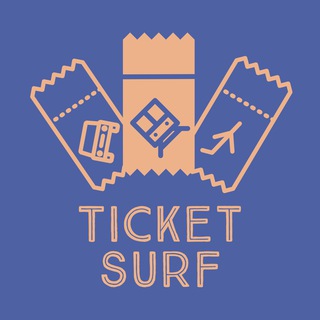 Логотип @ticketsurf - Ticket Surf - Авиа | Билеты | Скидки