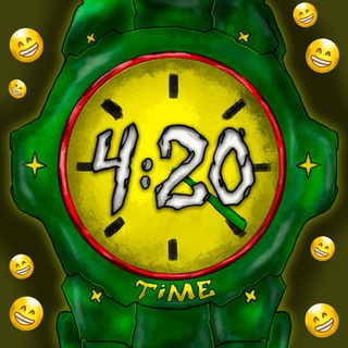 Логотип @time420420 - 4:20 TIME (ЮМОР, МЕМЫ, ПРИКОЛЫ)