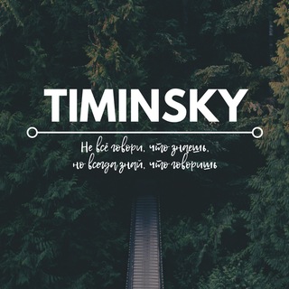 Логотип @timinsky - Timinsky