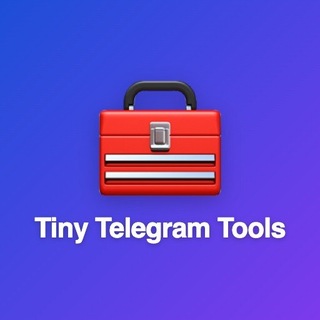 Логотип @TinyTelegramToolsBot - Bot Directory · All Tools · Tiny Telegram Tools