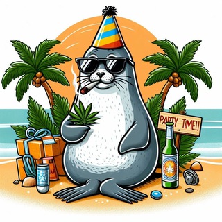 Логотип @tln_nrkmn - Тюлень-Наркоман